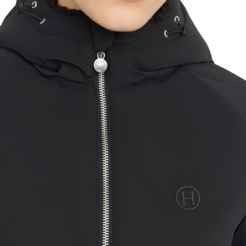 Harcour - Veste polaire réversible manches longues femme Coline noir