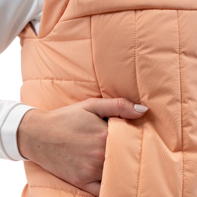 Harcour - Veste sans manches femme Berla abricot