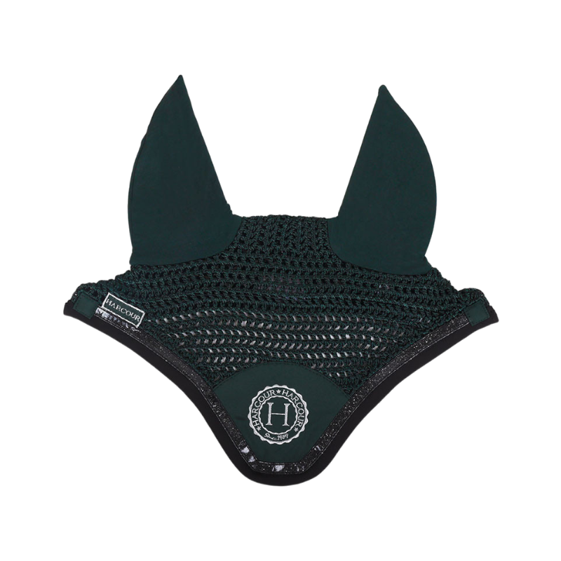 Harcour - Bonnet pour chevaux Freud vert jungle | - Ohlala