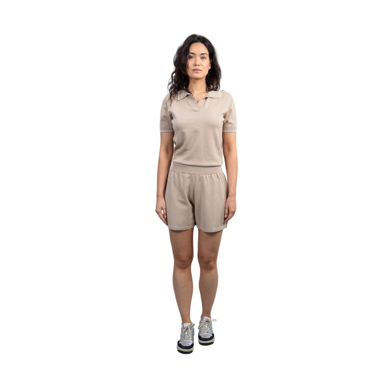 Harcour - Polo femme Shark latte | - Ohlala