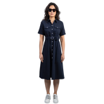 Harcour - Dames jurk Disca marine | - Ohlala