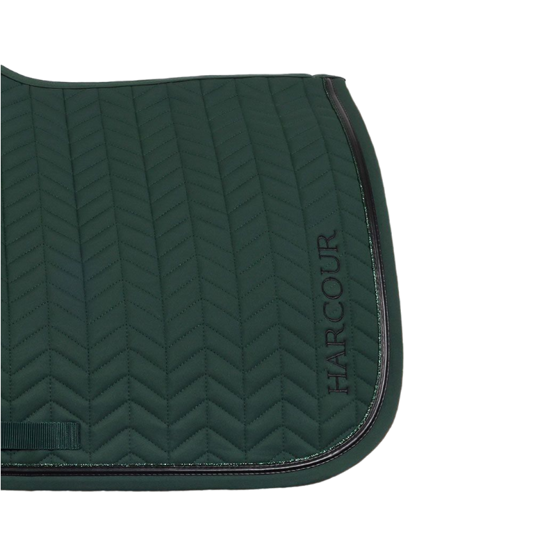 Harcour - Tapis de selle Sisko vert jungle