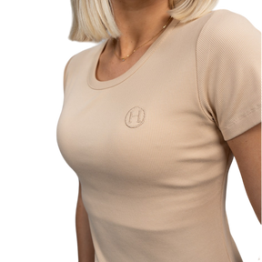 Harcour - T-shirt manches courtes femme Tarlala latte | - Ohlala