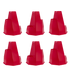 Hippotonic - Pack hindernisblokken rood (x6) | - Ohlala