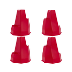 Hippotonic - Pack hindernisblokken rood (x4) | - Ohlala