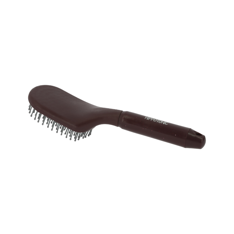 Hippotonic - Brosse à crins pailletée bordeaux
