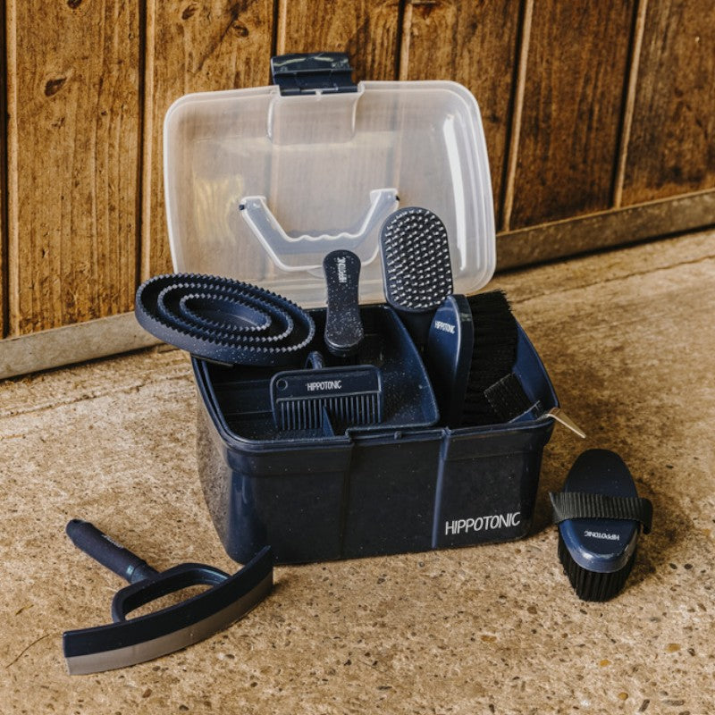 Hippotonic - Brosse douce pailletée bleu