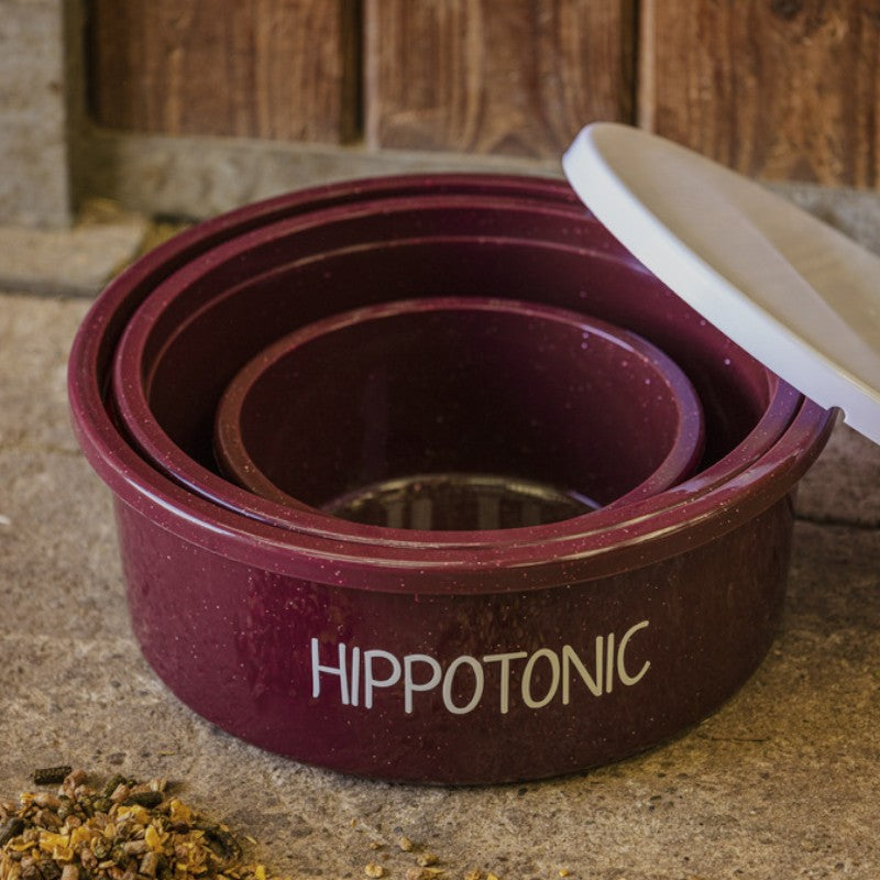 Hippotonic - Couvercle pour bol d'écurie 5L blanc