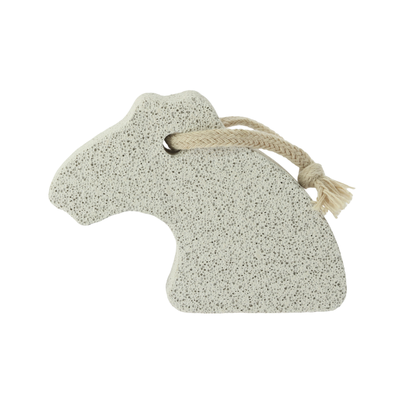 Hippotonic - Pierre ponce tête de cheval gris