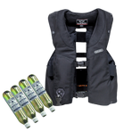 Hit Air - Pack gilet airbag MLV3 enfant noir + cartouches