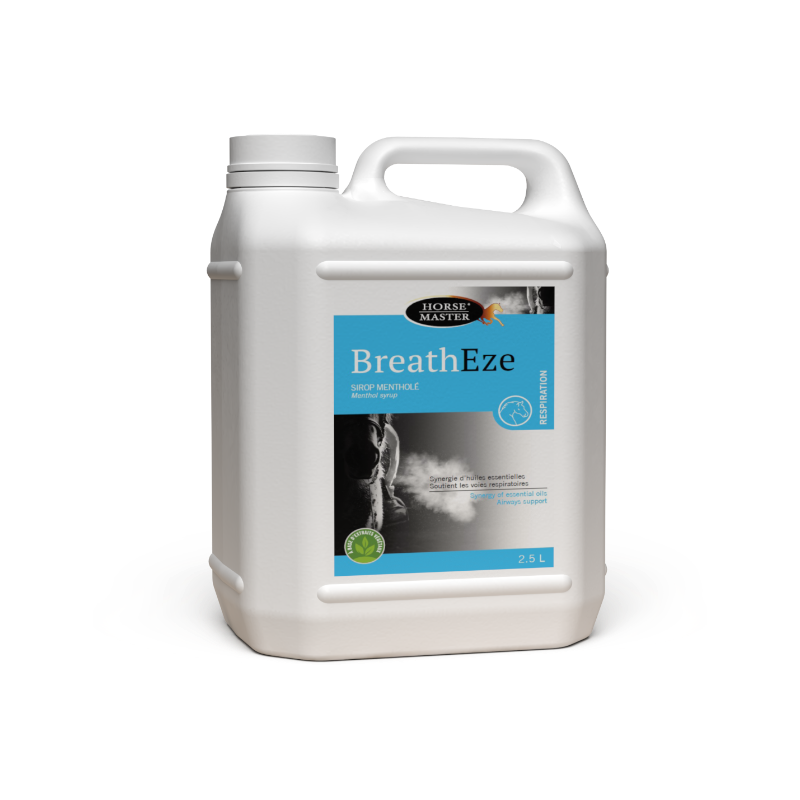 Horse Master - Complément alimentaire sirop mentholé voies respiratoire Breatheze