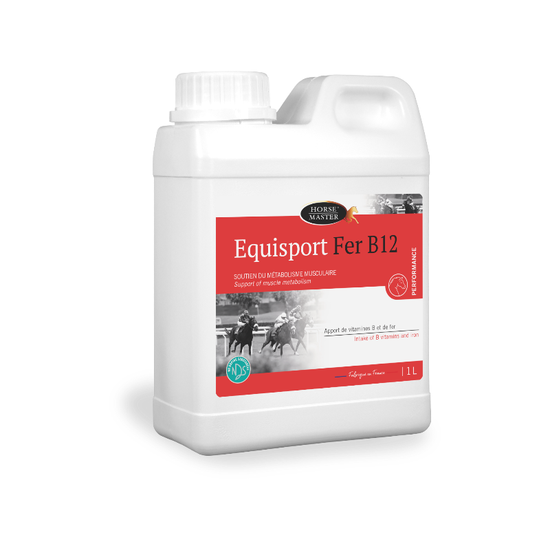 Horse Master - Complément alimentaire soutien métabolisme Equisport Fer B 12
