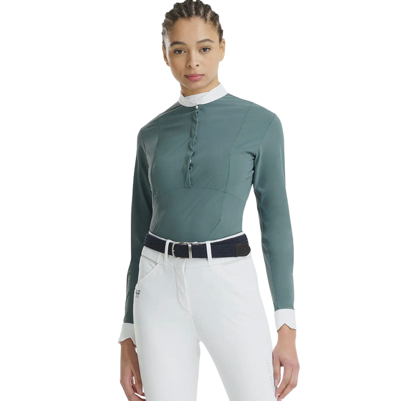 Horse Pilot - Chemise manches longues femme Aerolight bleu ciel