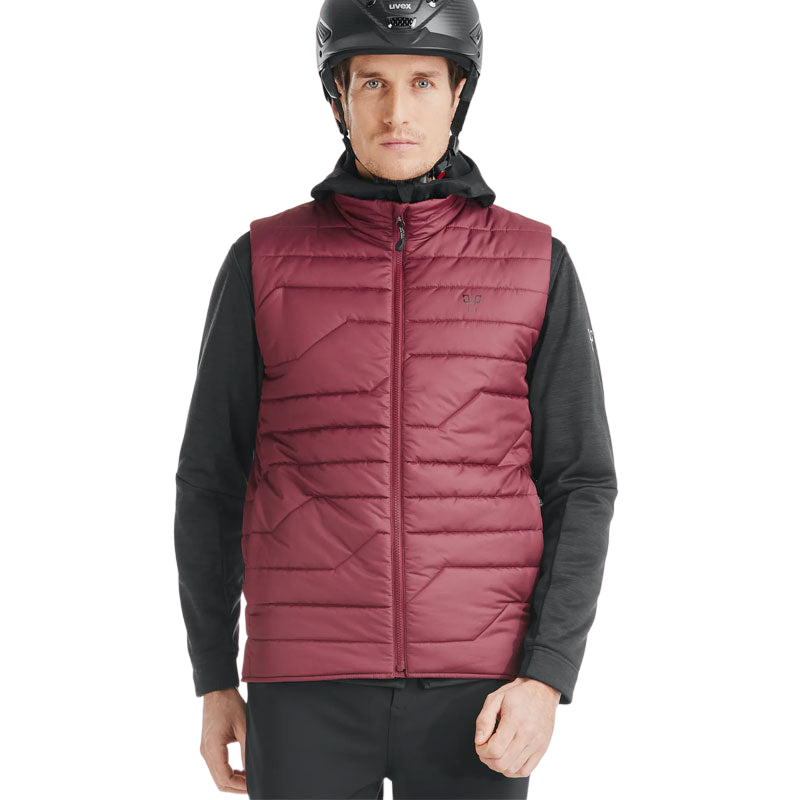 Horse Pilot - Doudoune sans manches homme E-Kelvin bordeaux (sans batterie) | - Ohlala