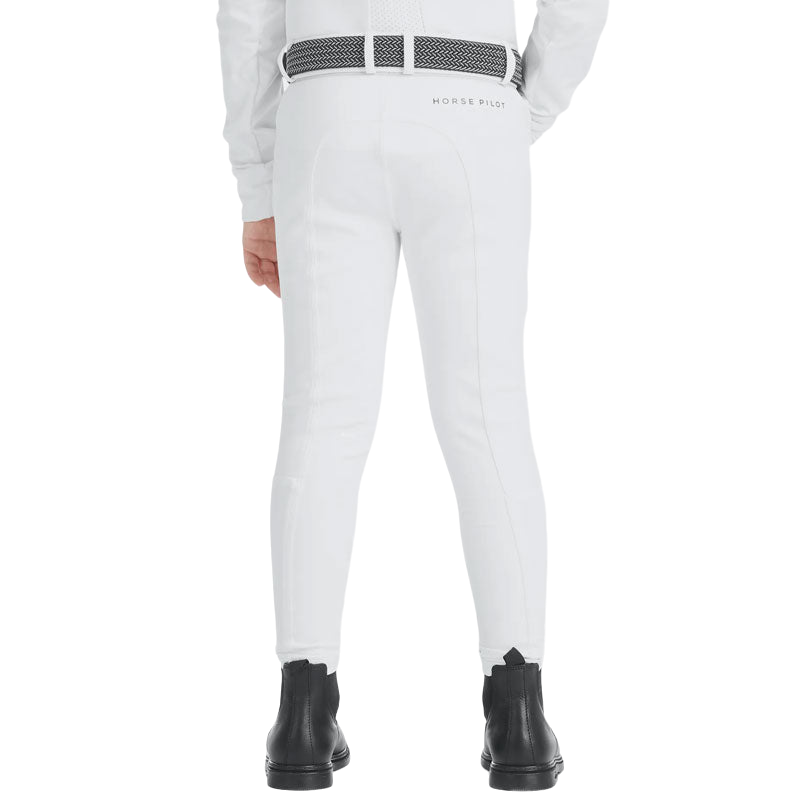 Horse Pilot - Pantalon d'équitation garçon X-Design blanc
