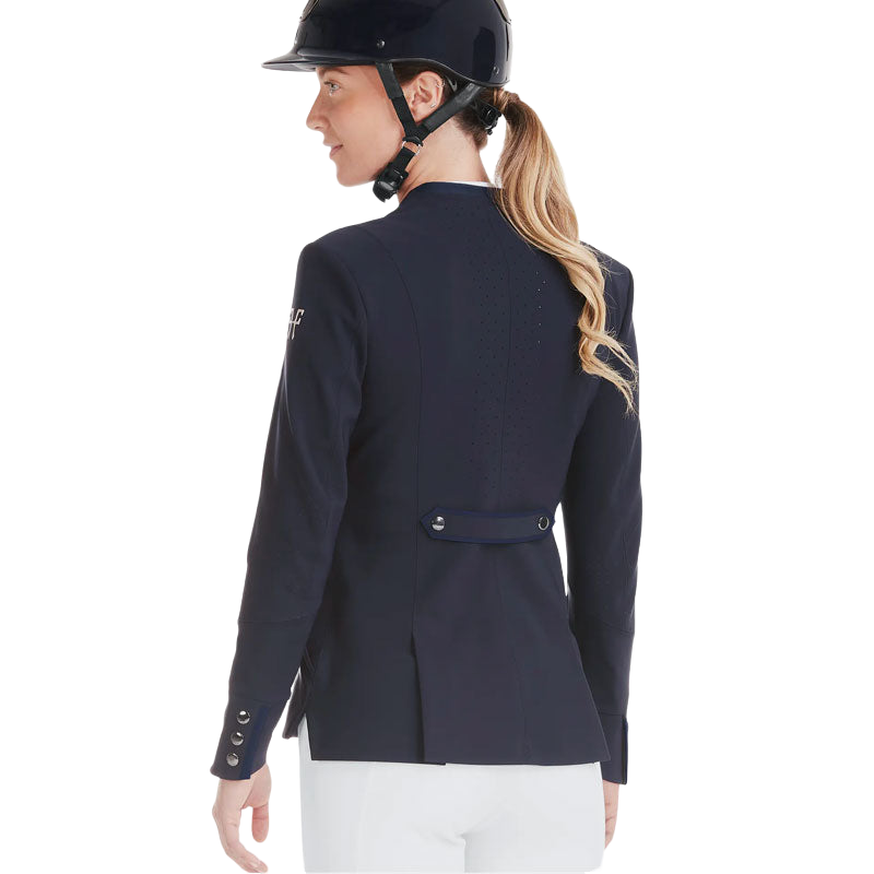 Horse Pilot - Veste de concours femme Aerotech bleu nuit