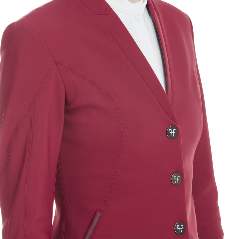 Horse Pilot - Veste de concours femme Aerotech rouge sombre