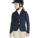 Horse Pilot - Meisjes wedstrijdjas Aeromesh marineblauw | - Ohlala