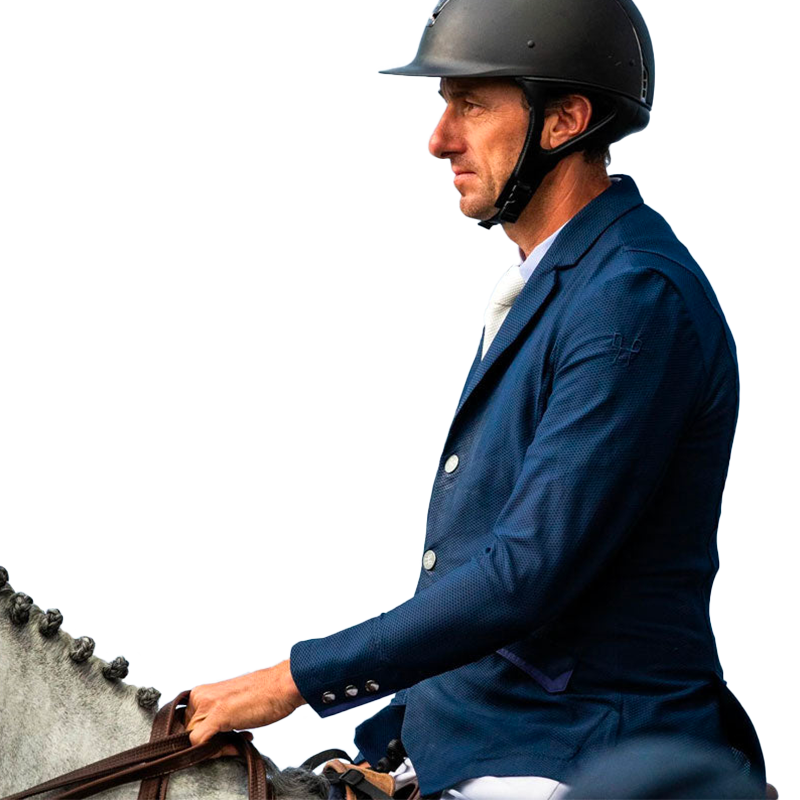 Horse Pilot - Veste de concours homme Aeromesh marine