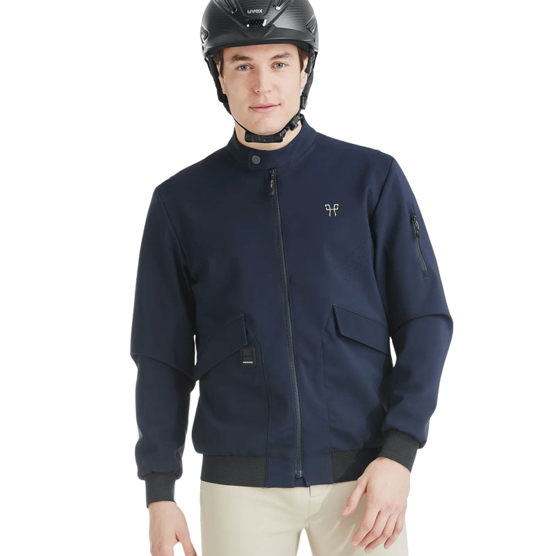 Horse Pilot - Veste manches longues homme Teddy marine | - Ohlala