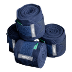 Horseware - Bandes de polo Amigo Fleece marine (x4) | - Ohlala