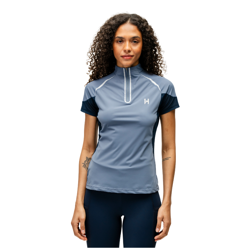 Horseware - Baselayer manches courtes femme Stamina Hw blue