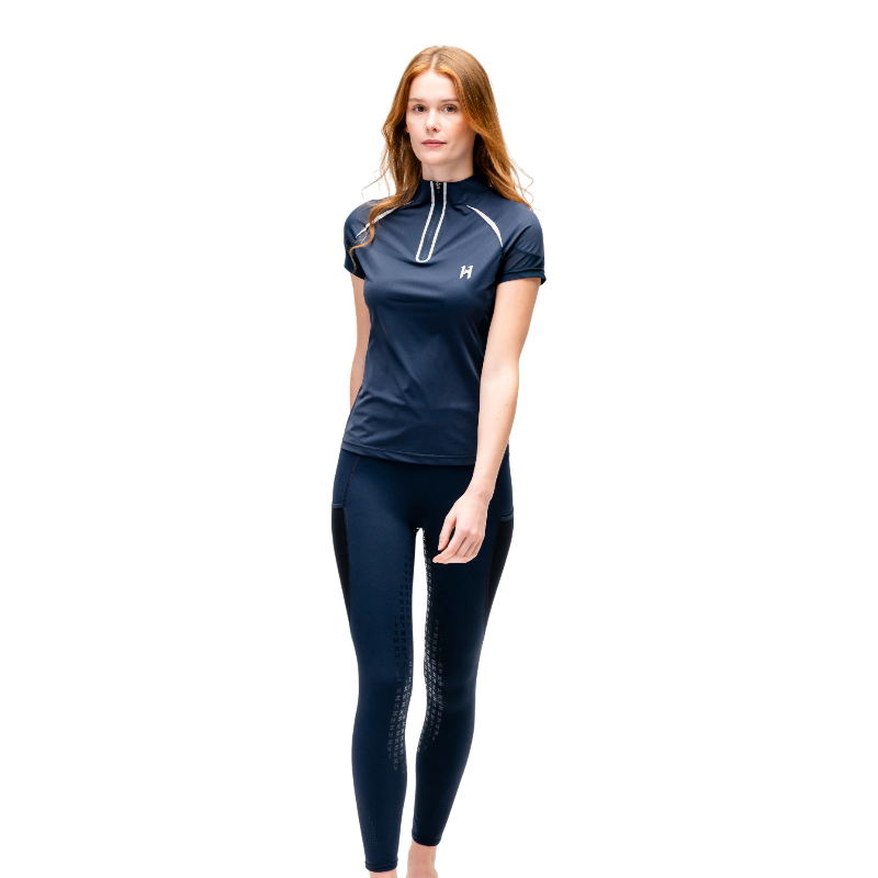 Horseware - Baselayer manches courtes femme Stamina marine