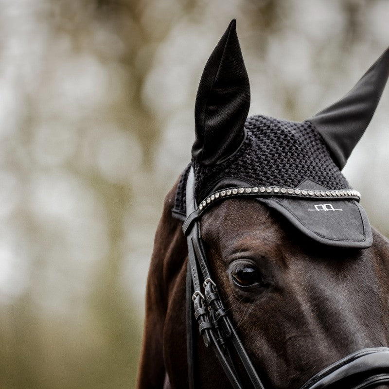 Horseware - Bonnet pour chevaux Alessandro Albanese noir