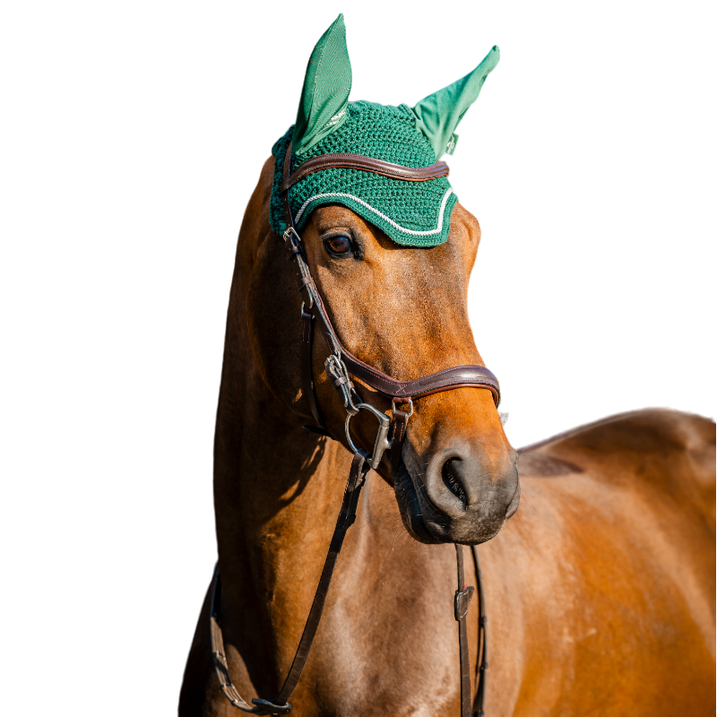 Horseware - Bonnet pour chevaux Signature hunter green | - Ohlala