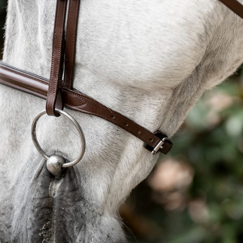 Horseware - Bridon Cavesson marron | - Ohlala