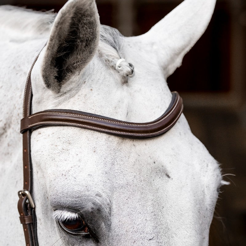 Horseware - Micklem Deluxe Competition hoofdstel donker havana | - Ohlala