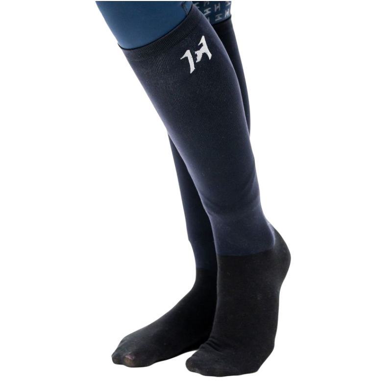 Horseware - Chaussettes d'équitation unisexe Athletix marine