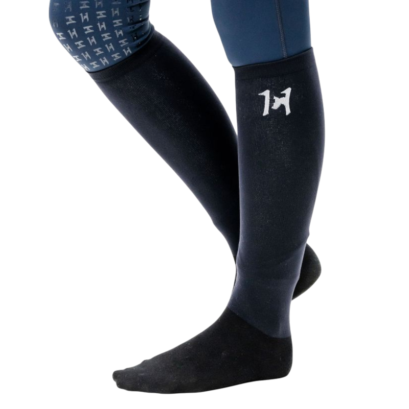 Horseware - Chaussettes d'équitation unisexe Athletix marine