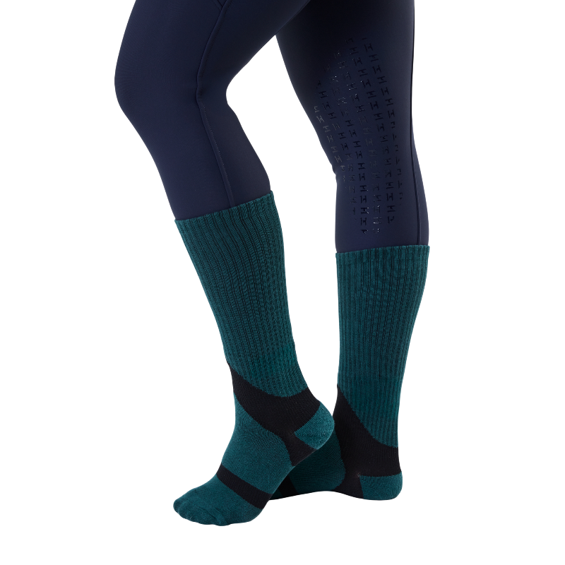 Horseware - Chaussettes d'équitation unisexe Pulse Performance dynasty green