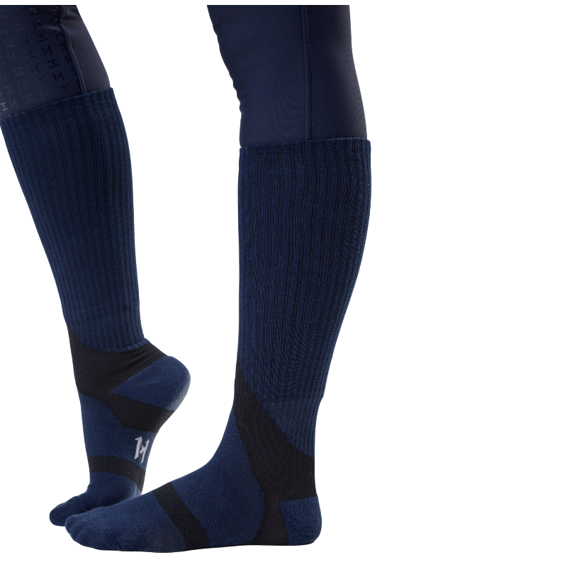 Horseware - Chaussettes d'équitation unisexe Pulse Performance marine