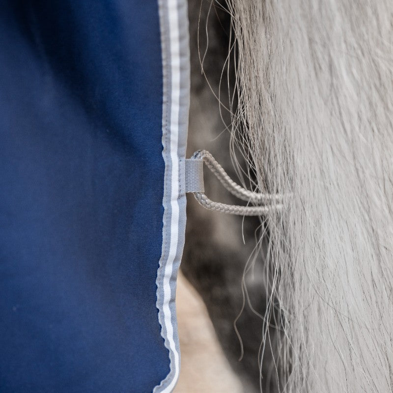 Horseware - Chemise séchante Amigo Jersey Integrated marine/ titanium grey/ argent