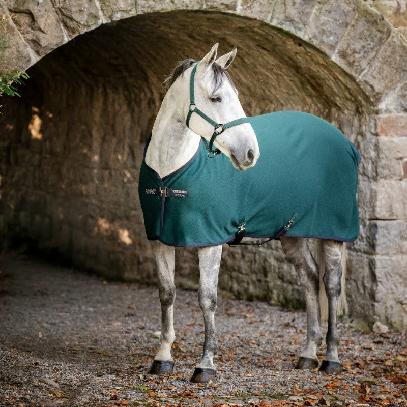 Horseware - Chemise séchante Amigo Jersey Pony dynasty green/ marine/ argent