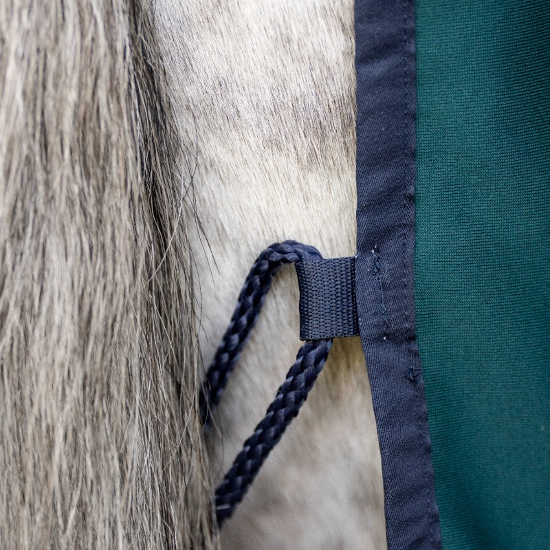 Horseware - Chemise séchante Amigo Jersey Pony dynasty green/ marine/ argent