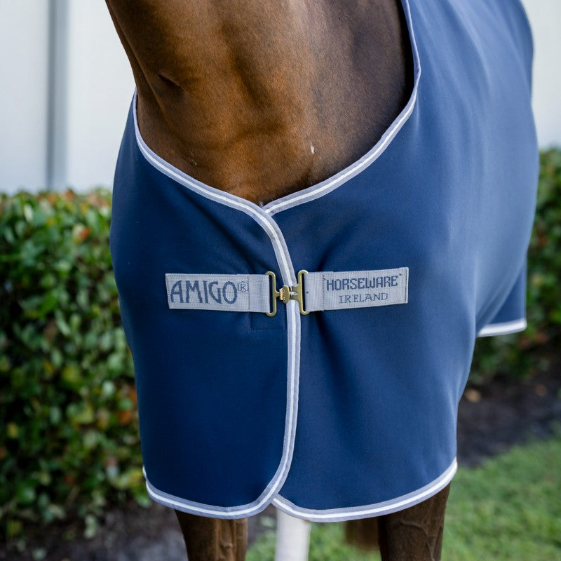 Horseware - Chemise séchante Amigo Jersey marine/ titanium grey/ argent