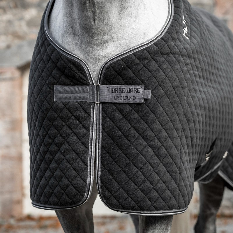 Horseware - Chemise séchante Thermal Cooler noir/ thunderstorm grey/ argent