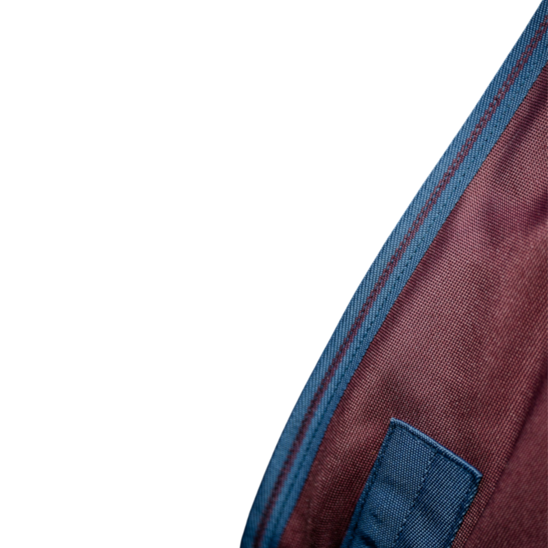 Horseware - Couverture d'extérieur Amigo 1200D Plus Turnout bordeaux/ marine/ titanium grey 0g