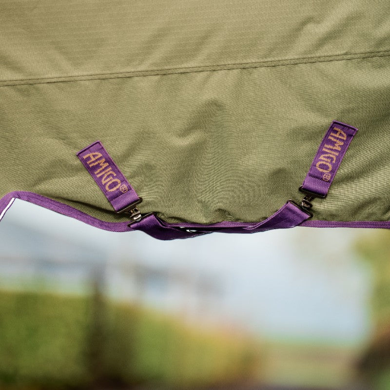 Horseware - Couverture d'extérieur Amigo Hero Ripstop Plus bramble/ winterberry 200g | - Ohlala