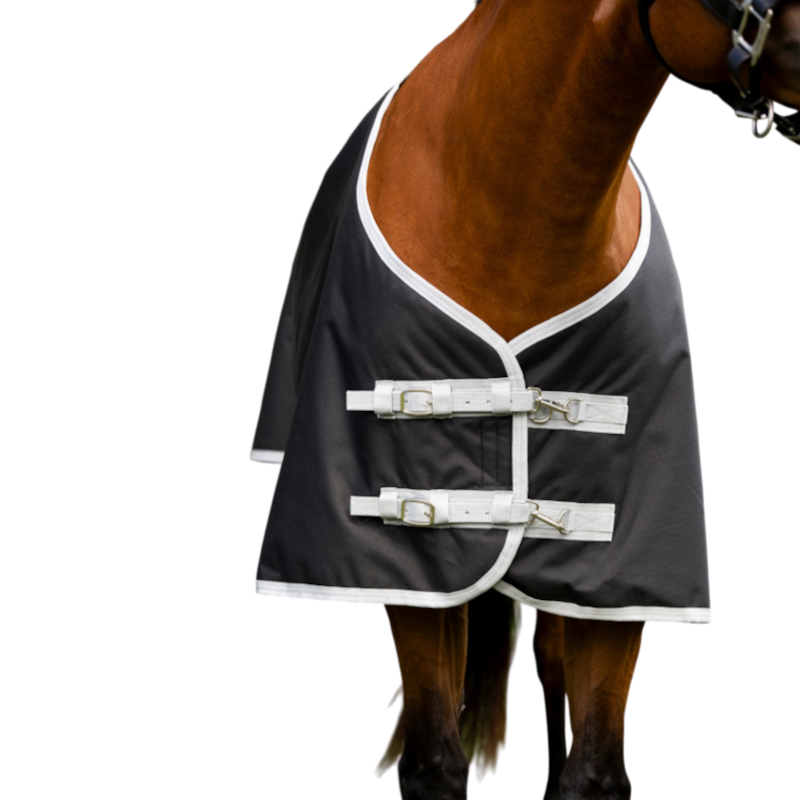 Horseware - Couverture d'extérieur Amigo Ripstop 900D Quarter Horse Plus Turnout noir/ silver 0g
