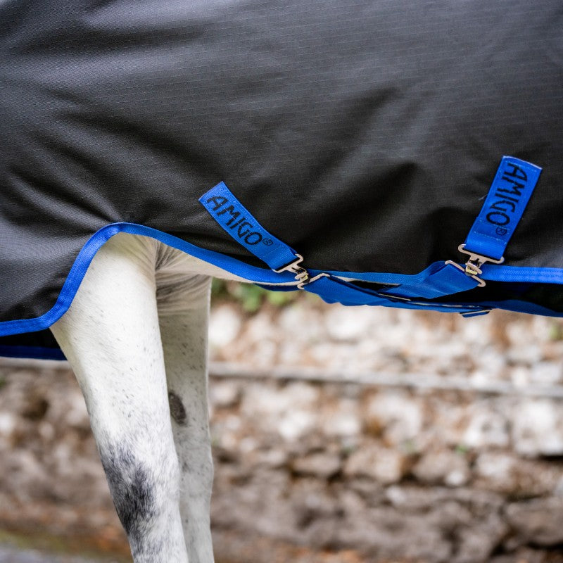 Horseware - Couverture d'extérieur Amigo Ripstop 900 Original noir/ classic blue 0g