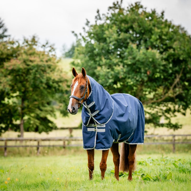 Horseware - Couverture d'extérieur Amigo Ripstop 900 Plus marine/ titanium grey 0g