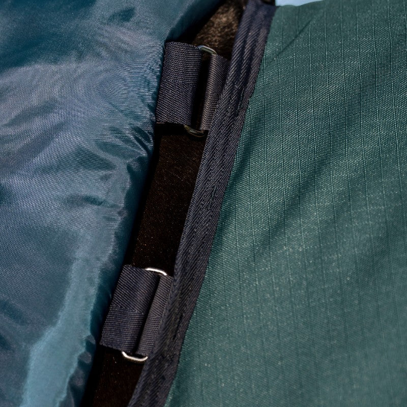 Horseware - Couverture d'extérieur Amigo Ripstop Plus Pony Turnout dynasty green/ marine/ argent 200g