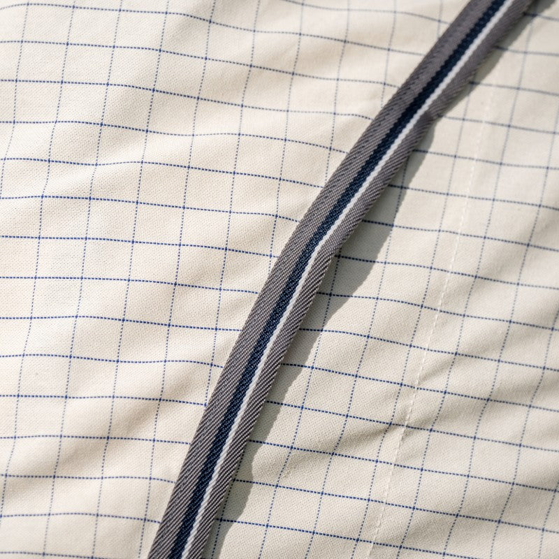 Horseware - Couverture d'extérieur Rambo Optimo Supreme Summer marine check/ thunderstorm grey/ argent 0g