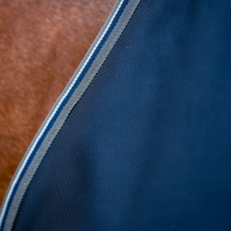 Horseware - Couverture d'extérieur Rambo Supreme Turnout Plus Lite marine/ thunderstorm grey/ argent 0g