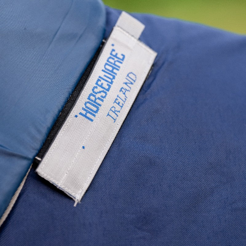 Horseware - Couverture d'extérieur Rhino Plus Turnout marine/ titanium grey/ classic blue 100g