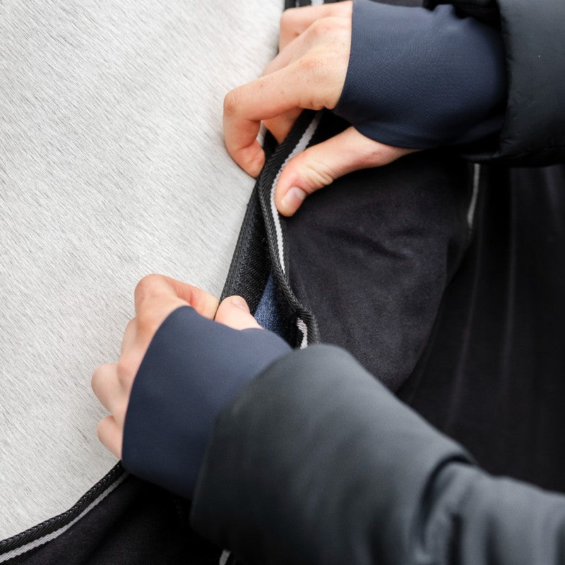 Horseware - Couverture d'extérieur Show Ready noir/ argent 0g